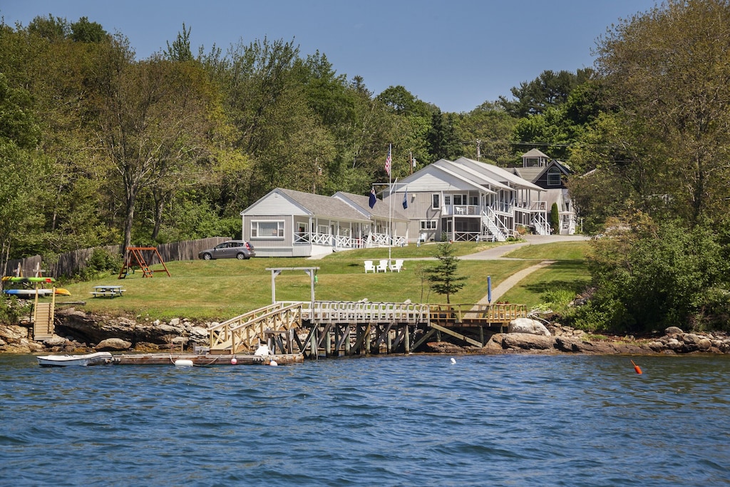 View of the condos from the water